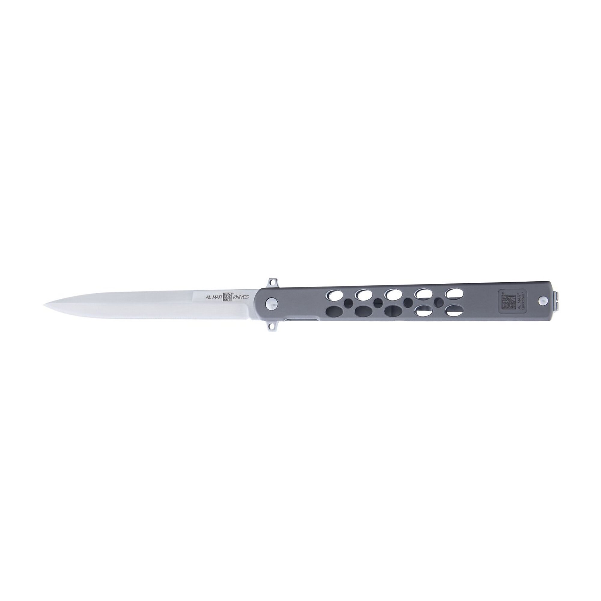 Sunex Tools Al Mar QuickSteel Folding Knife — 4in., Frame-Lock, Titanium-Coated Handle, Model# AMK4051